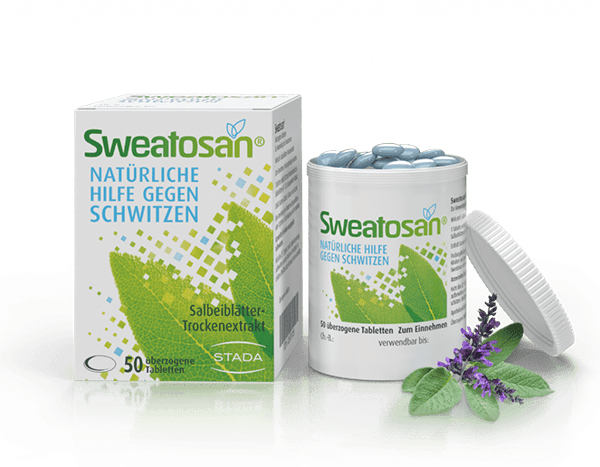 Packung Sweatosan, überzogene Tabletten